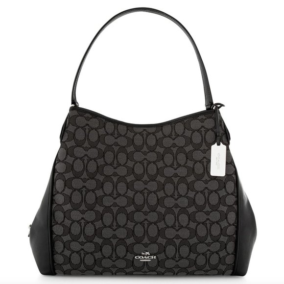 Coach Handbags - Edie Shoulder Bag 28 In Signature Jacquard